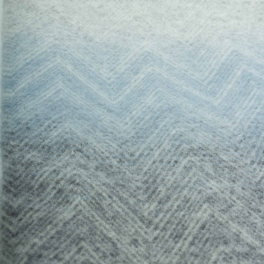 VENEZIA MISSONI BLUE THROW BLANKET
