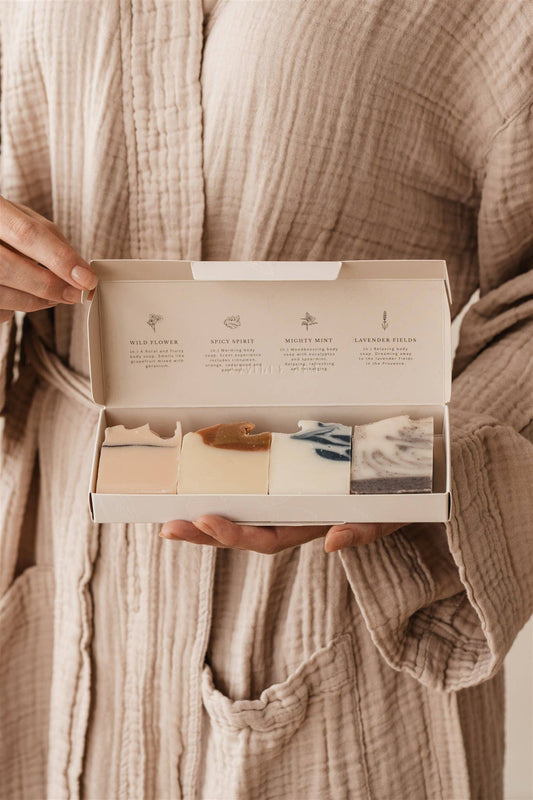 Körperseifen-Geschenkset 100% Natürliches Körperseifen-Geschenkset