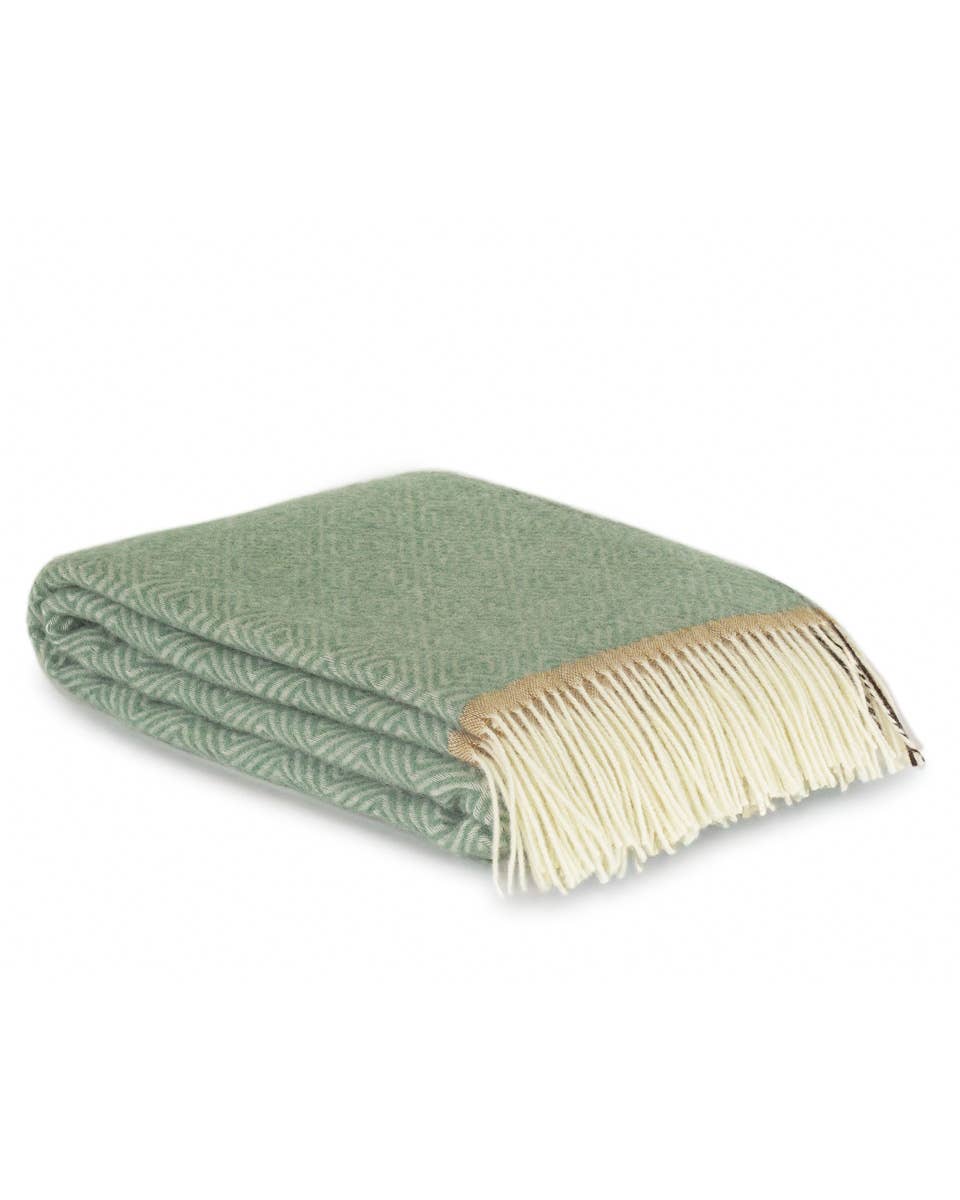 Venezia Mint Throw Blanket