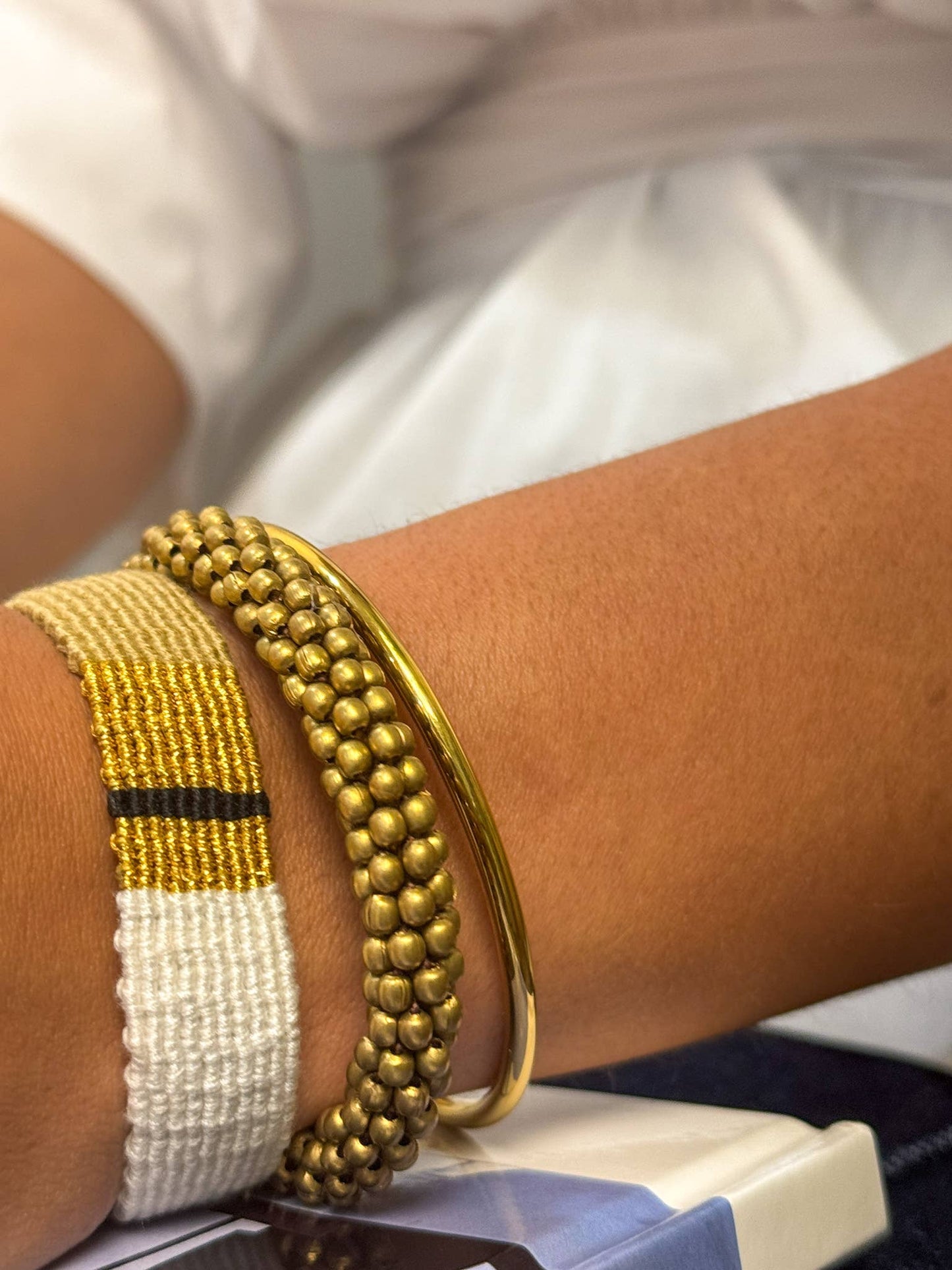 18K Gold Plated Stainless Steel Bangle