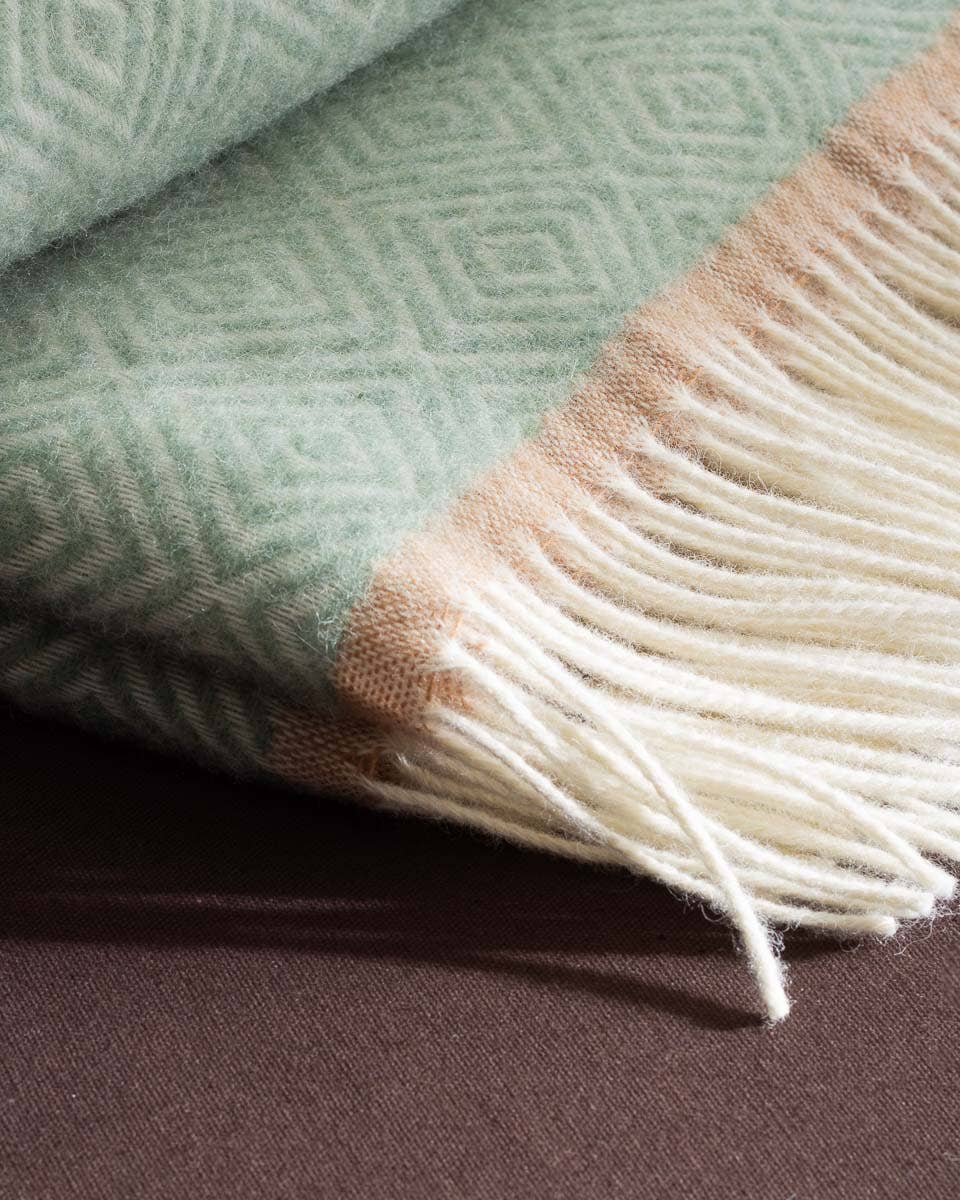Venezia Mint Throw Blanket