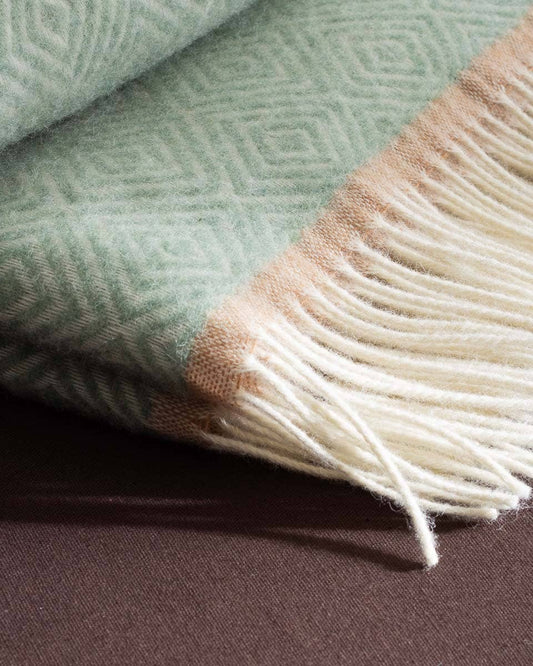 Venezia Mint Throw Blanket