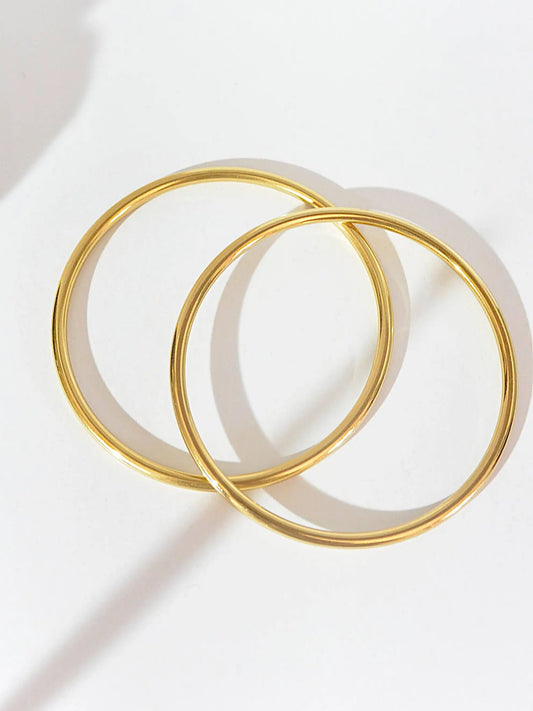 18K Gold Plated Stainless Steel Bangle