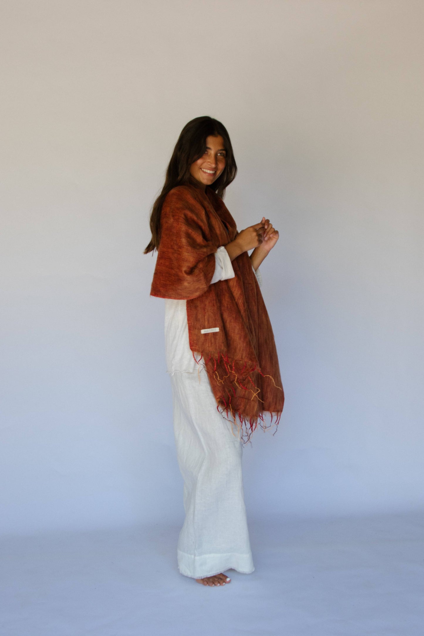 Poncho // Terracotta