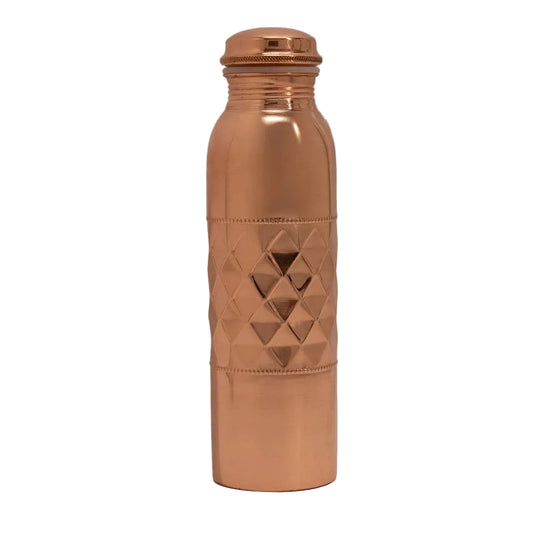 Pure Copper Water Bottle "Diamond"  950 ml