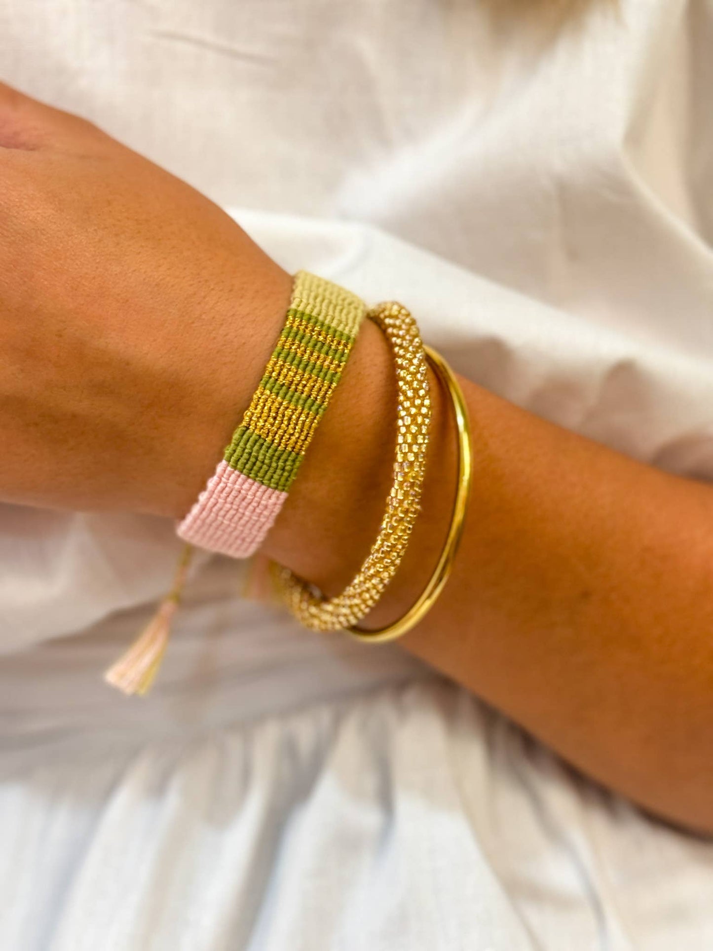 18K Gold Plated Stainless Steel Bangle