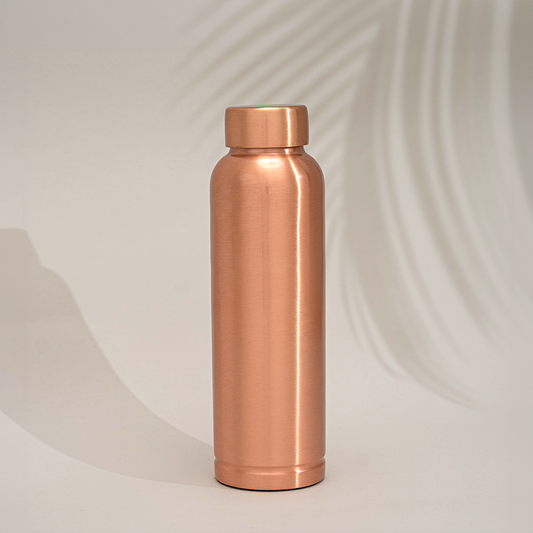 Pure Smooth Copper Water bottle