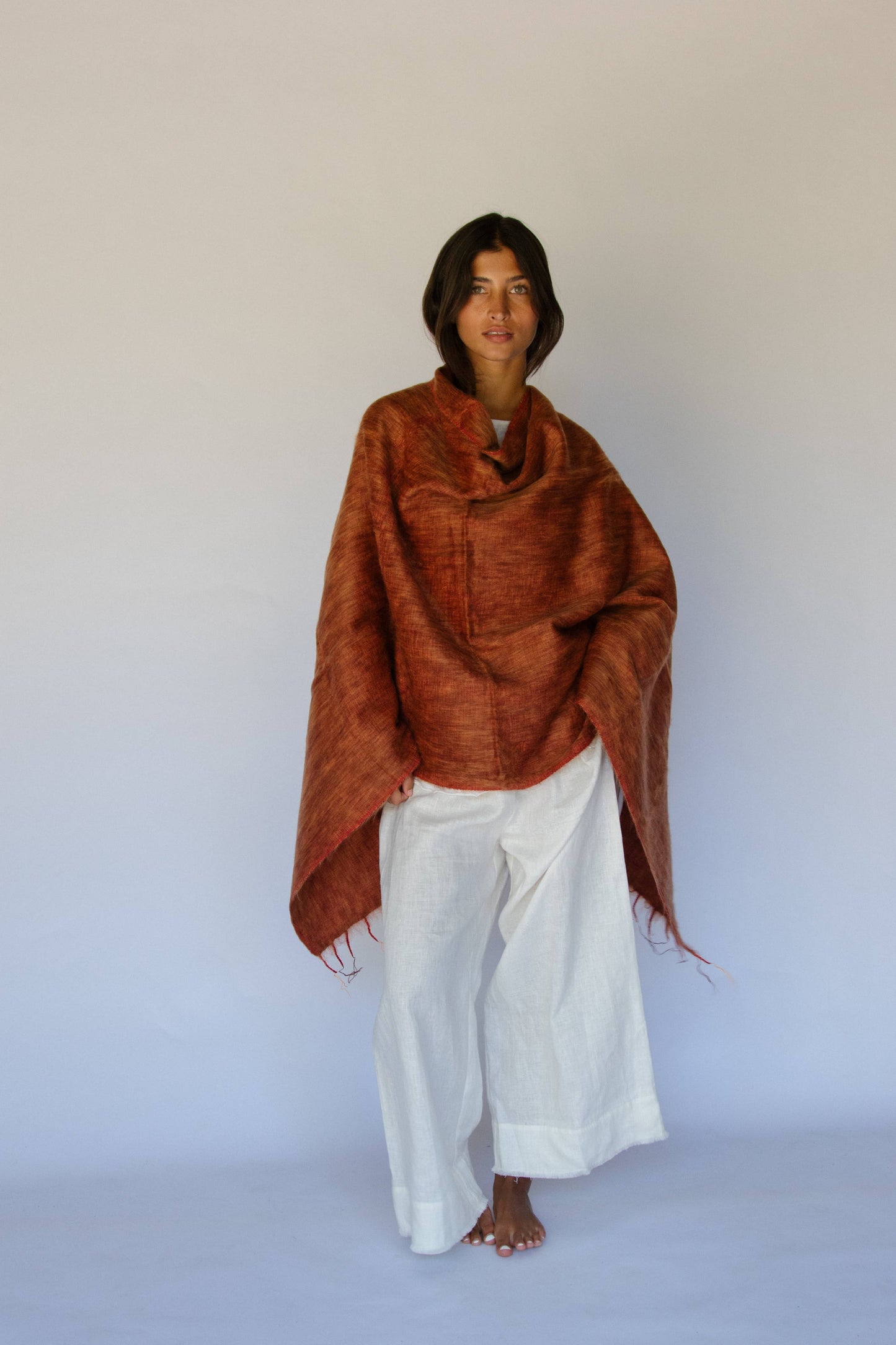 Poncho // Terracotta