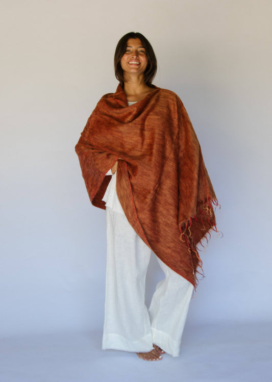 Poncho // Terracotta