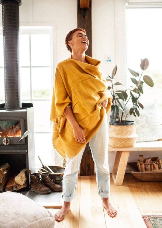 Poncho // Turmeric