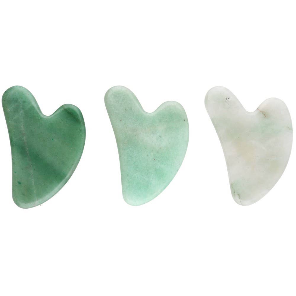 Green Quartz Gua Sha Massage Tool