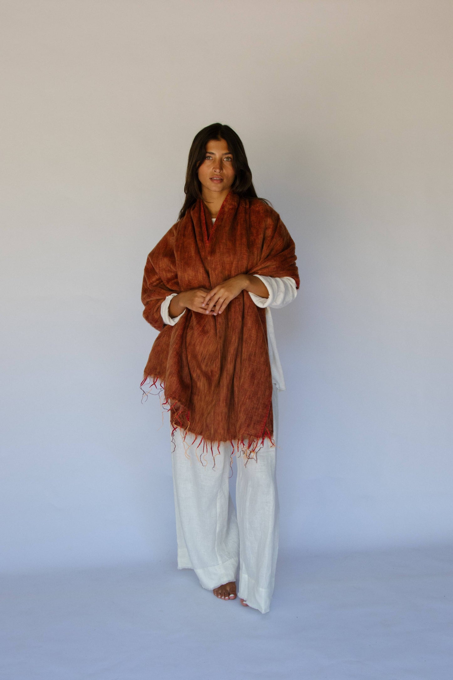 Poncho // Terracotta