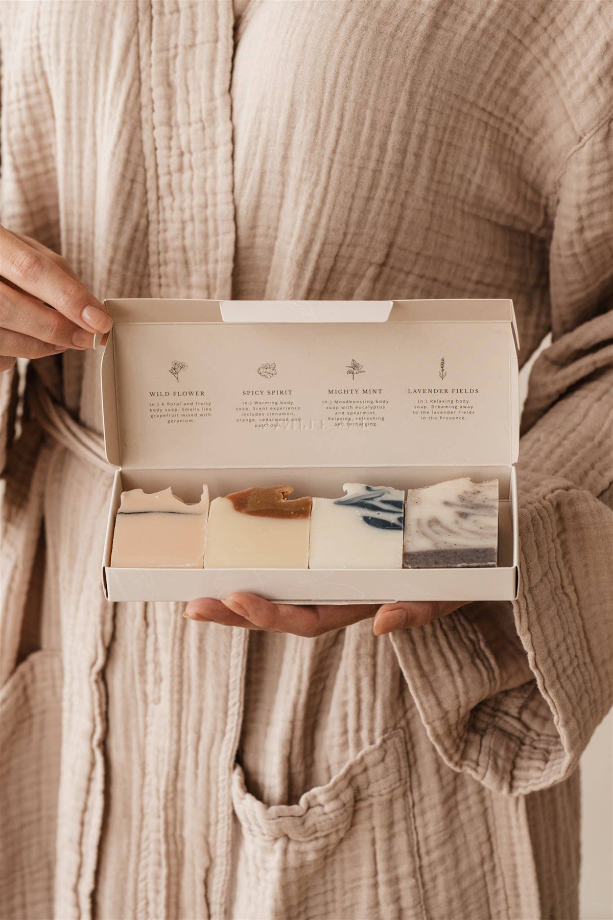 Körperseifen-Geschenkset 100% Natürliches Körperseifen-Geschenkset