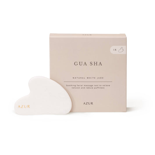 Gua Sha facial massage tool | White Jade