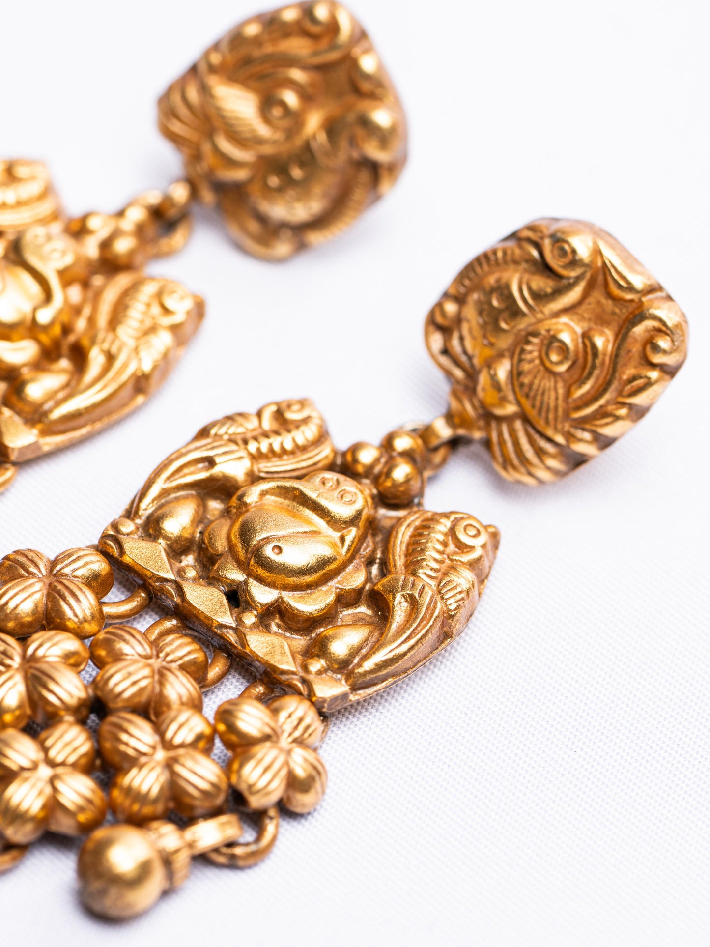 Golden Temple Chandelier Earrings