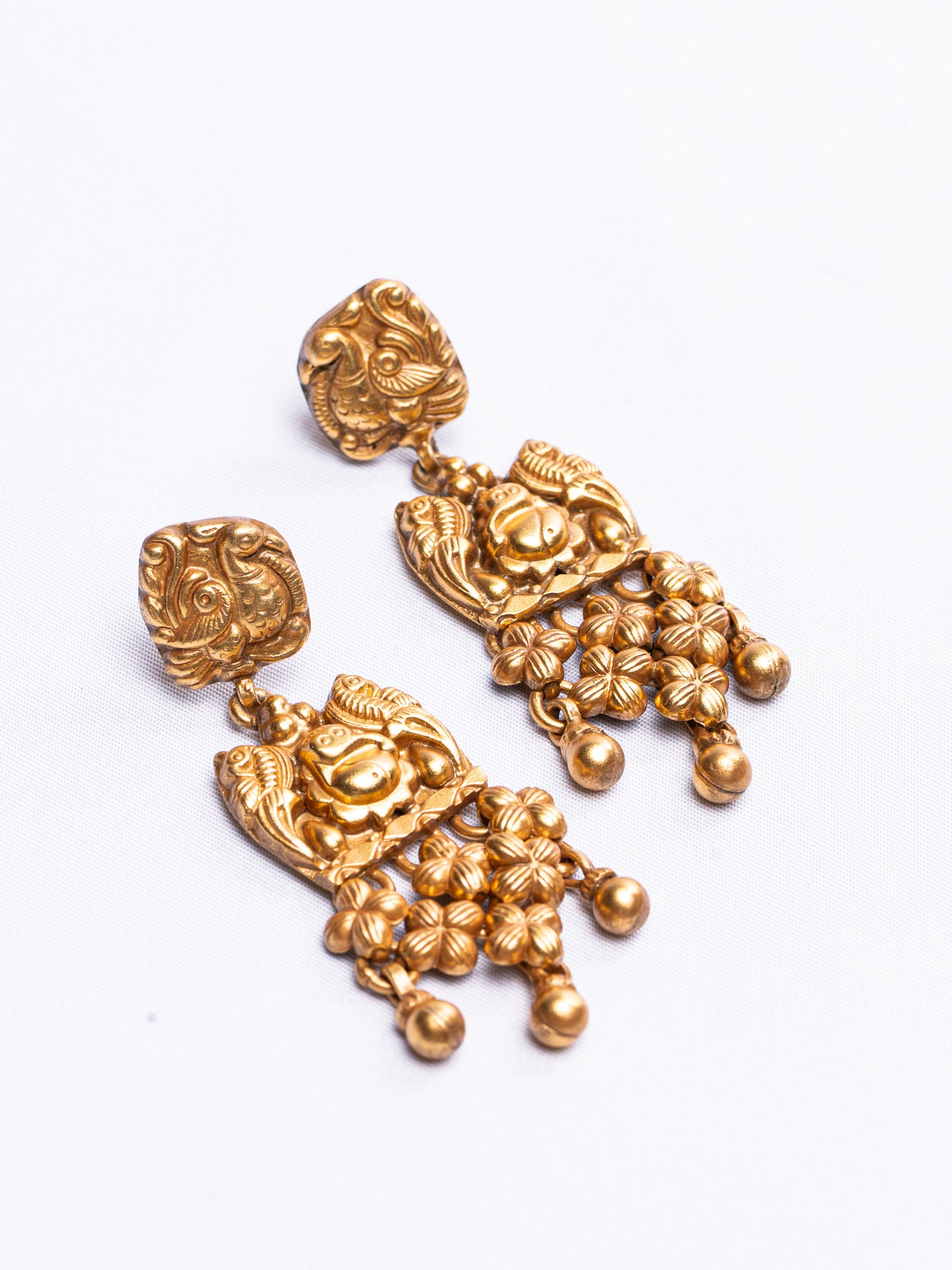 Golden Temple Chandelier Earrings