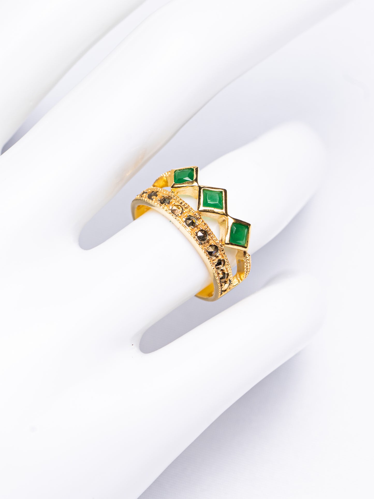 Emerald Portal Ring