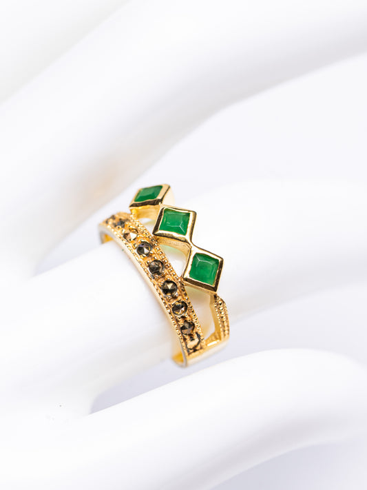 Emerald Portal Ring