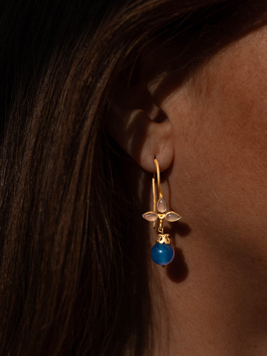 Azure Bloom Earrings