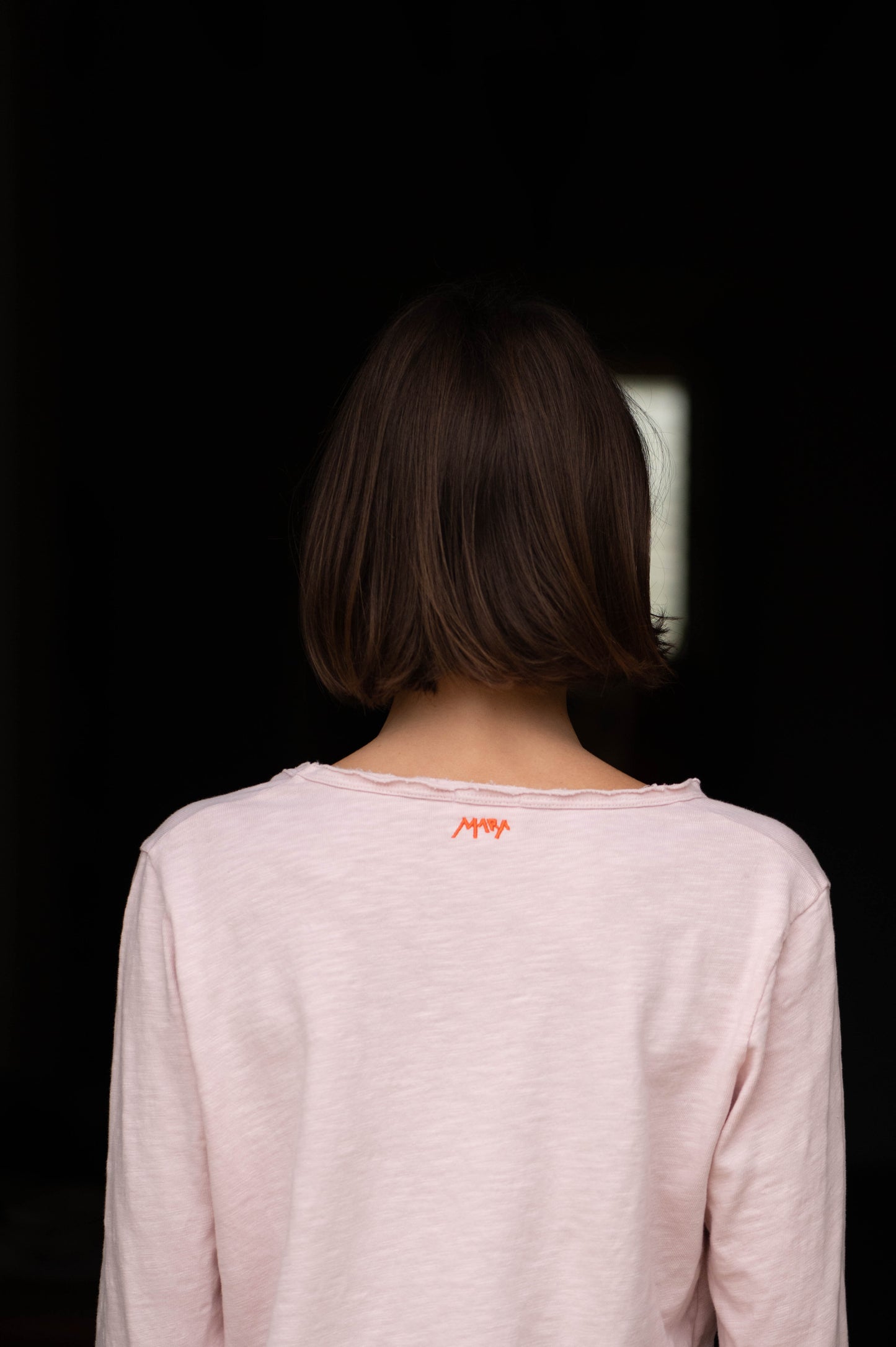 Pink V-Neck Longsleeve Top by Mara