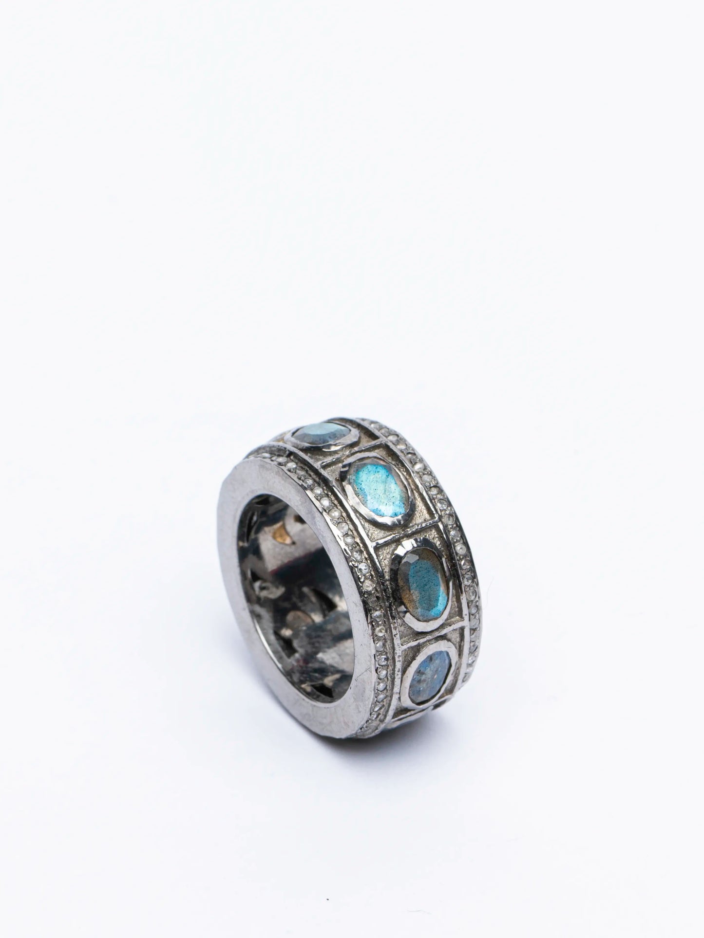 The Labradorite Mosaic Ring