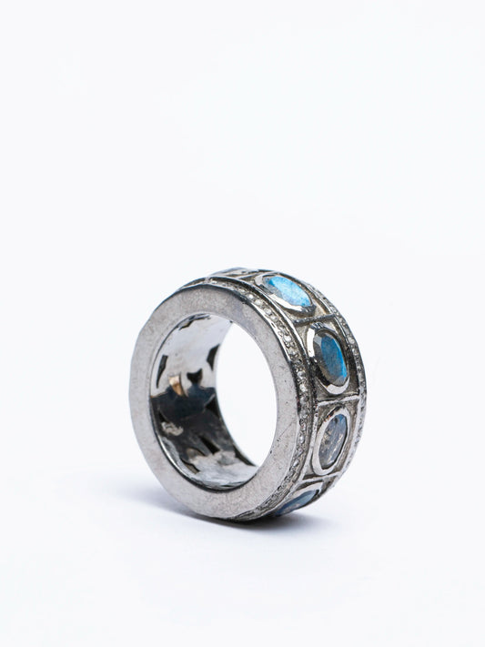 The Labradorite Mosaic Ring
