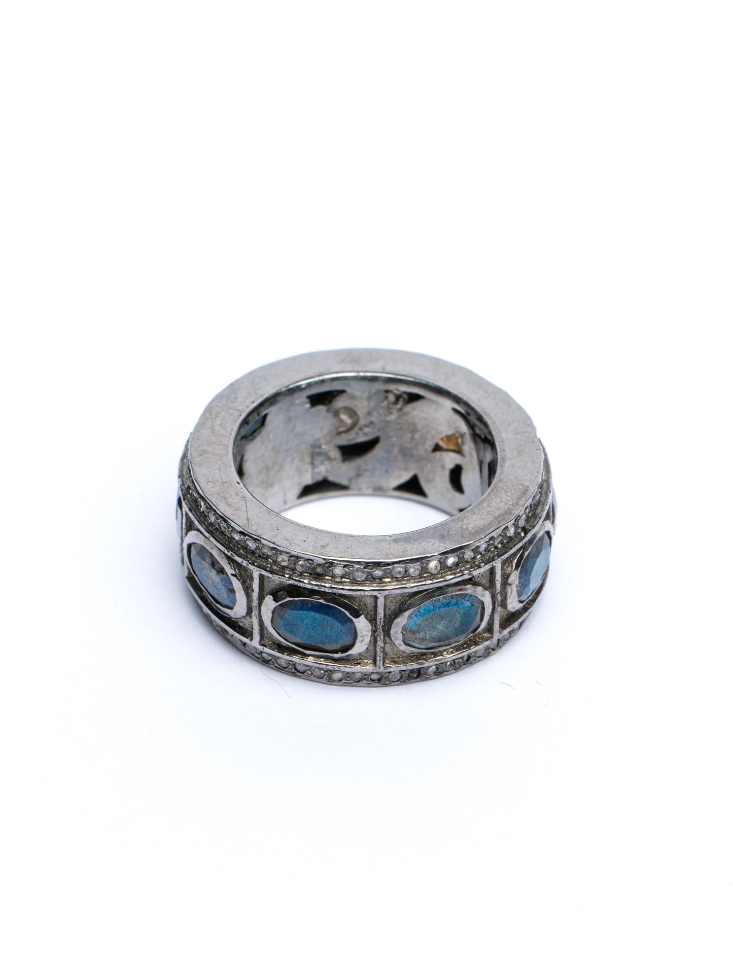 The Labradorite Mosaic Ring