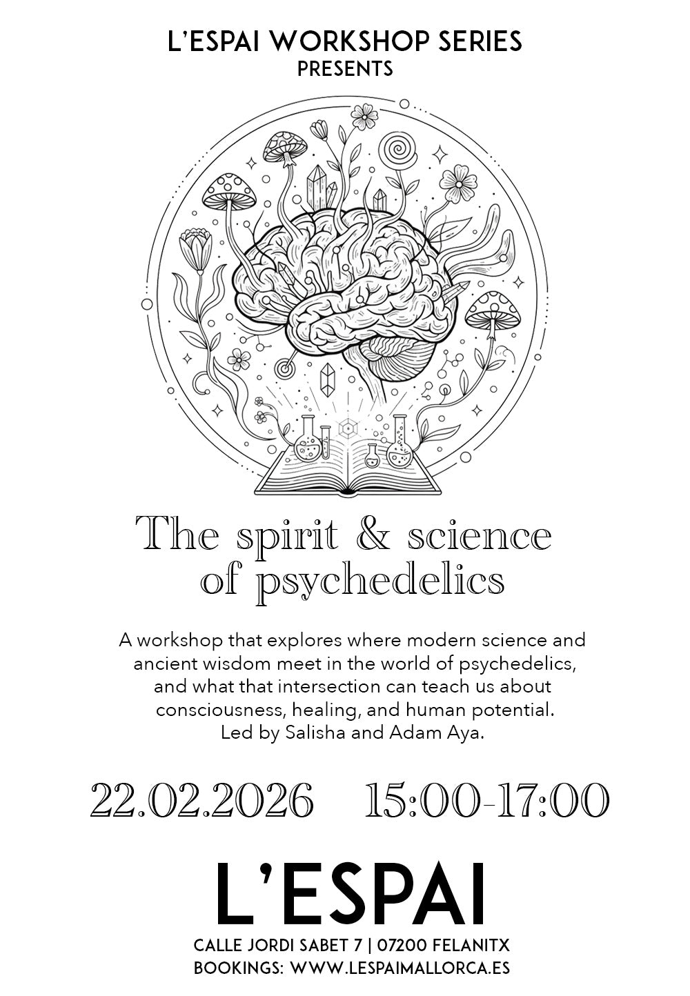 WORKSHOP "The science of psychedelics"