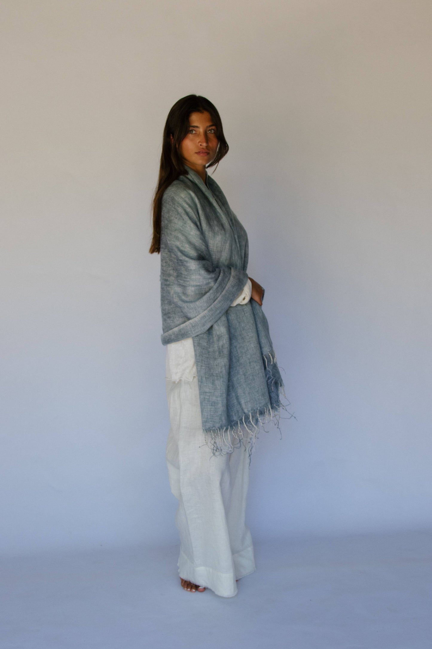 Poncho // Steel