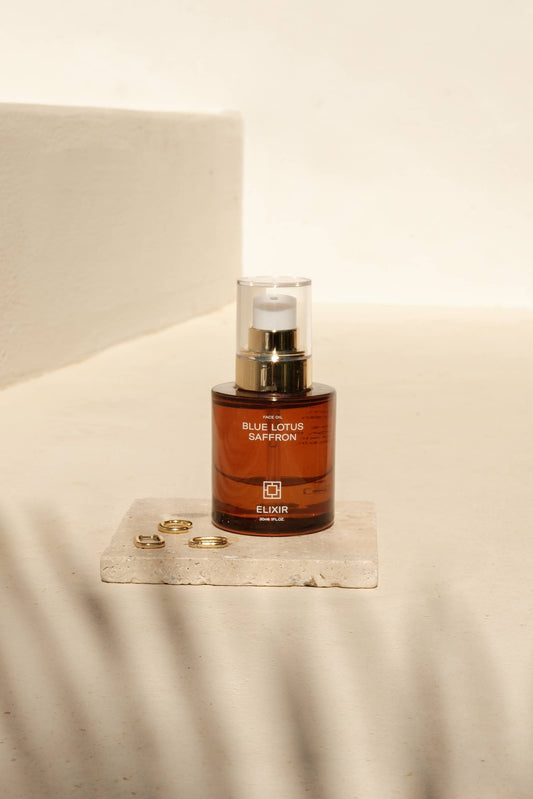 Blue Lotus Saffron Ayurvedic Face Elixir