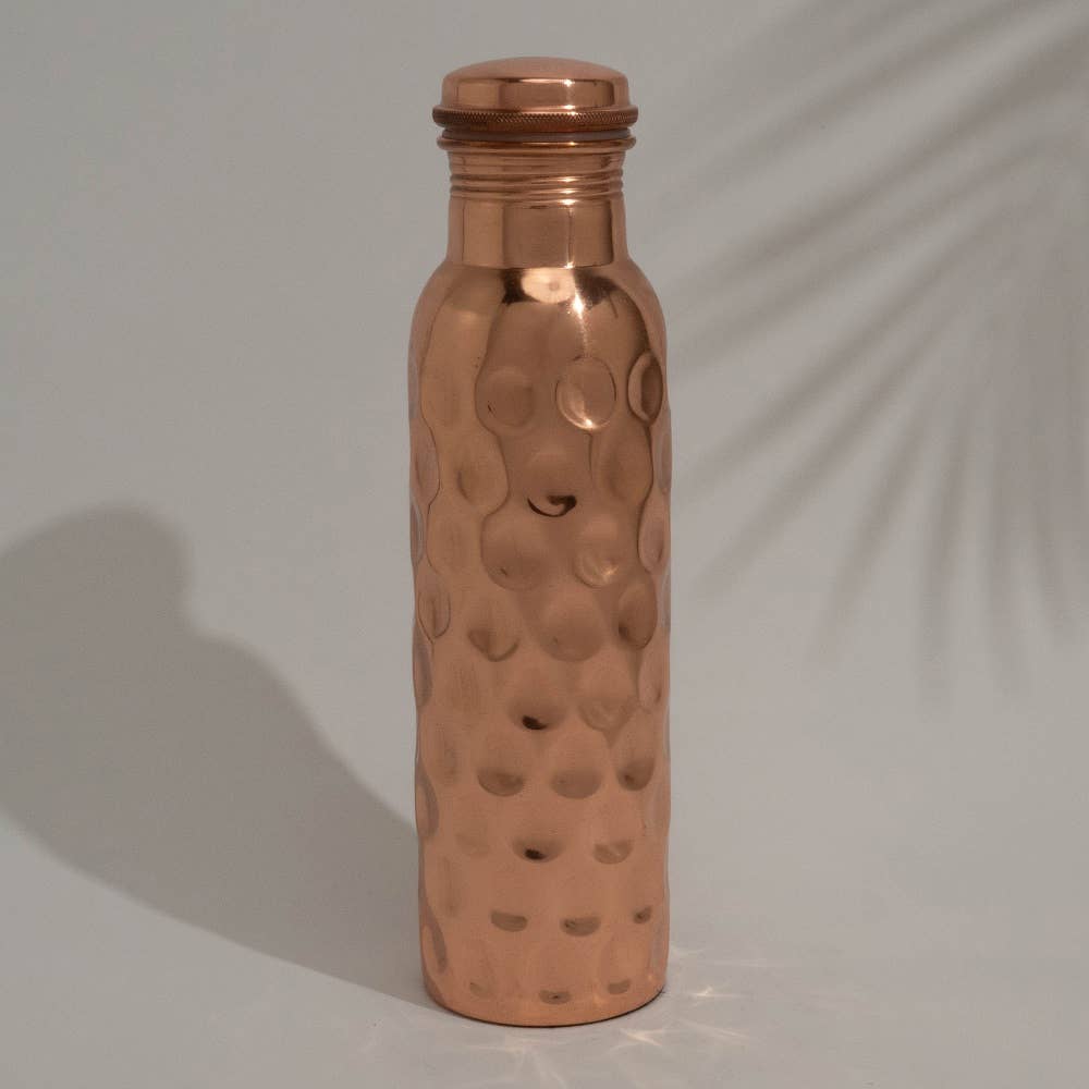 Pure Copper Bottle, Dot Pattern